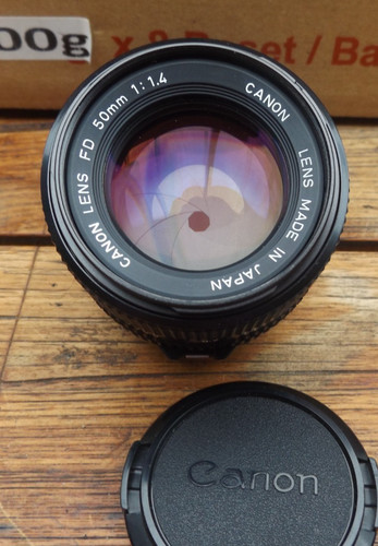 Canon 4 50mm con - fd, 1:1.4/50mm