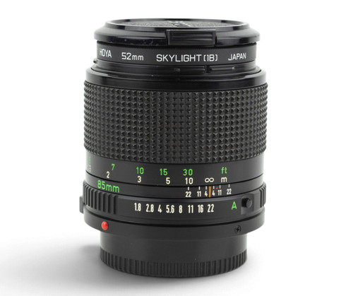 Canon new 85mm 1 - fd,