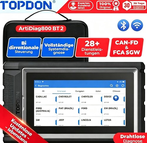 Topdon artidiag800 auto - bt, 2